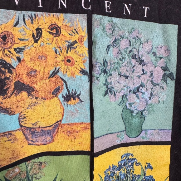 Women Large “faded” black box cropped Graphic T-Shirt by IML - Picture 7 of 7